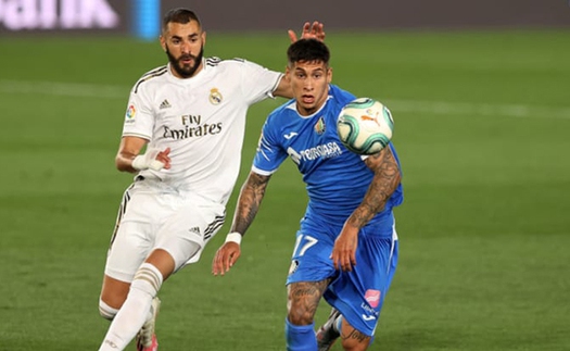 Link xem trực tiếp Real Madrid vs Getafe. BĐTV trực tiếp bóng đá Tây Ban Nha La Liga