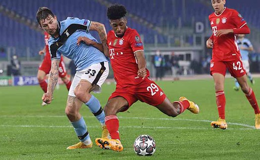 Link xem trực tiếp Bayern Munich vs Lazio. K+, K+PM trực tiếp bóng đá Cúp C1 châu Âu