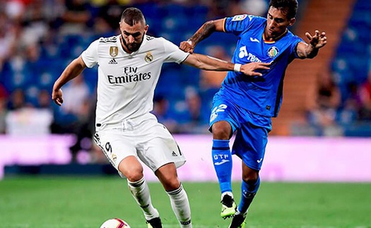 Video clip bàn thắng trận Getafe vs Real Madrid