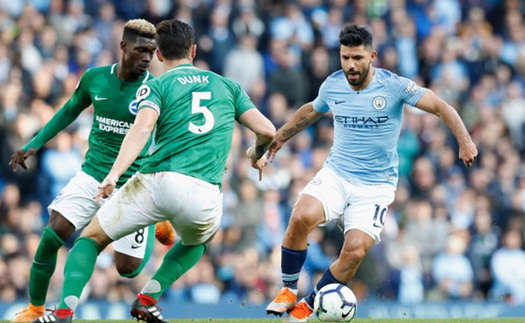 Link xem trực tiếp Brighton vs Man City. K+PC trực tiếp bóng đá Ngoại hạng Anh