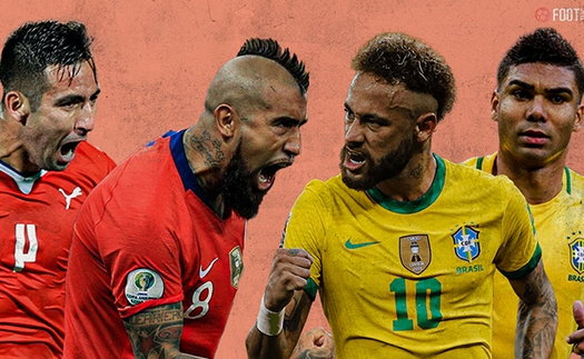 Link xem trực tiếp bóng đá Chile vs Brazil, vòng loại World Cup 2022 (08h00, 3/9)