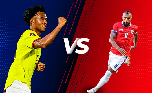 TRỰC TIẾP bóng đá Colombia vs Chile, vòng loại World Cup 2022 (6h00, 10/9)