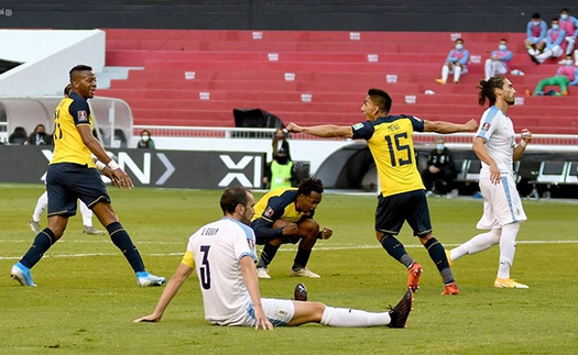 TRỰC TIẾP bóng đá Uruguay vs Ecuador, vòng loại World Cup 2022 (05h30, 10/9)