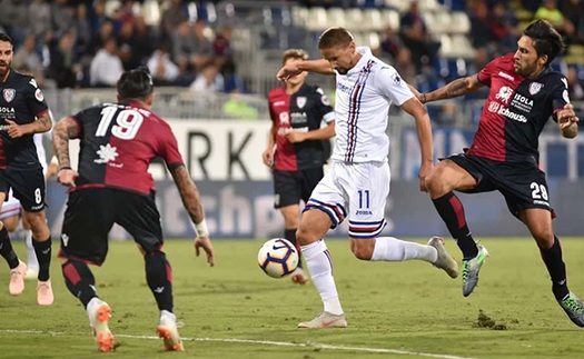 Soi kèo nhà cái Cagliari vs Sampdoria. Nhận định, dự đoán bóng đá Ý (17h30, 17/10)