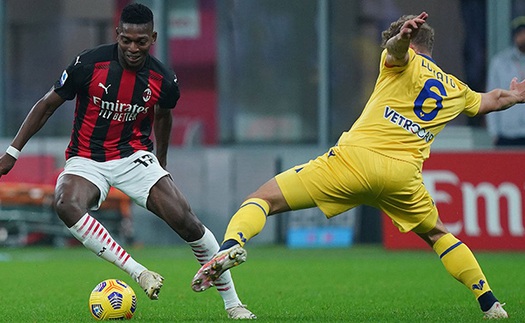 TRỰC TIẾP bóng đá Milan vs Verona, bóng đá Ý Serie A (01h45, 17/10)