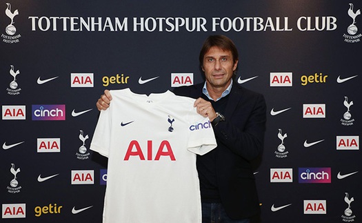 Tottenham chính thức bổ nhiệm Antonio Conte làm HLV mới