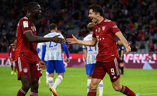 TRỰC TIẾP bóng đá Hertha Berlin vs Bayern Munich, Bundesliga vòng 20 (23h30, 23/1)