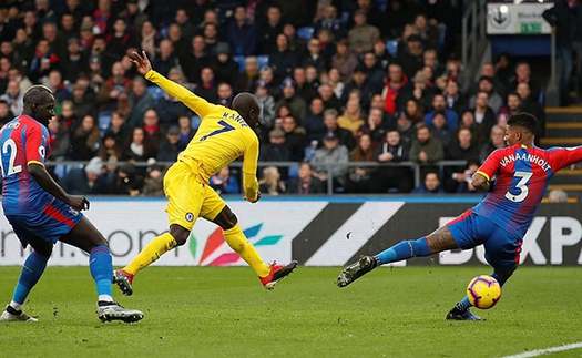 Video Crystal Palace 0-1 Chelsea: Kante mang quà về cho Sarri