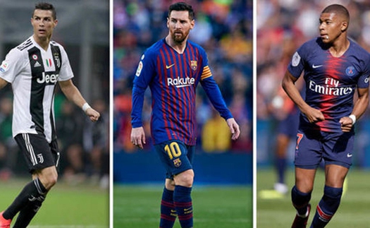 Messi bỏ xa Mbappe và Ronaldo trong cuộc đua Giày Vàng