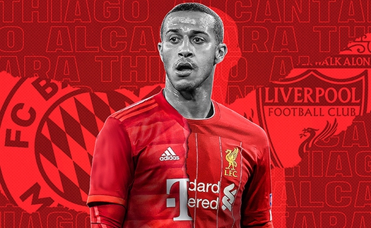 Liverpool đạt thỏa thuận chiêu mộ Thiago Alcantara