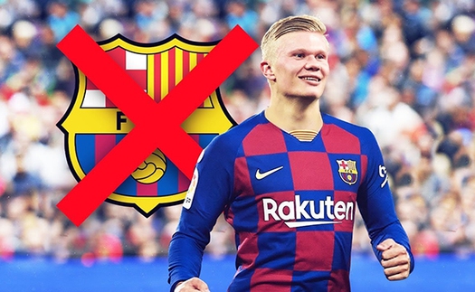 Haaland từng bị chê không đủ điều kiện đá cho Barcelona