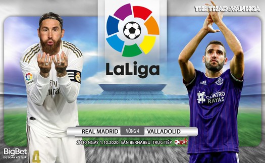 Soi kèo nhà cái Real Madrid vs Valladolid. Vòng 4 La Liga. Trực tiếp BĐTV