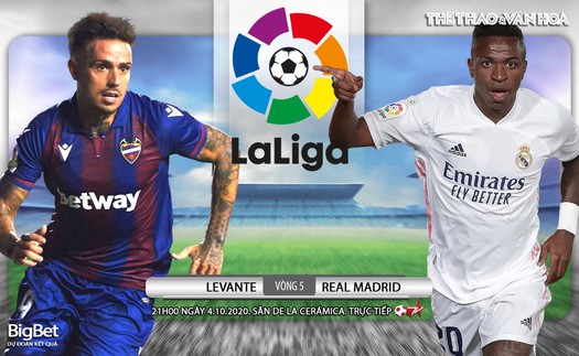 Soi kèo nhà cái. Levante vs Real Madrid. Vòng 5 La Liga. Trực tiếp BĐTV