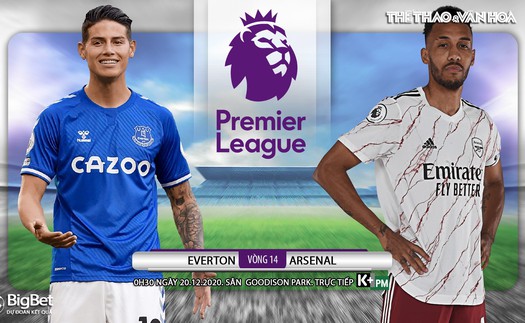 Soi kèo nhà cái Everton vs Arsenal. Trực tiếp bóng đá vòng 14 Giải ngoại hạng Anh