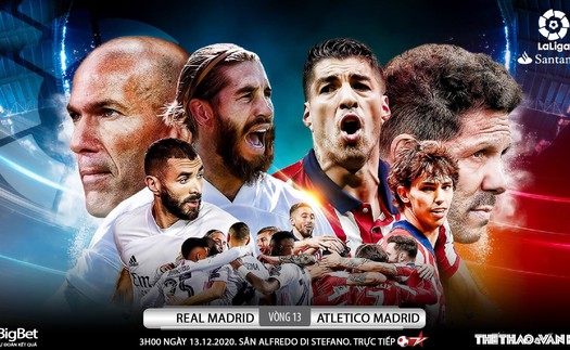 Soi kèo nhà cái Real Madrid vs Atletico Madrid. Vòng 13 Giải VĐQG Tây Ban Nha La Liga