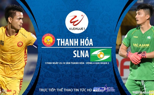 Soi kèo nhà cái. Thanh Hóa vs SLNA. Trực tiếp bóng đá Việt Nam 2020