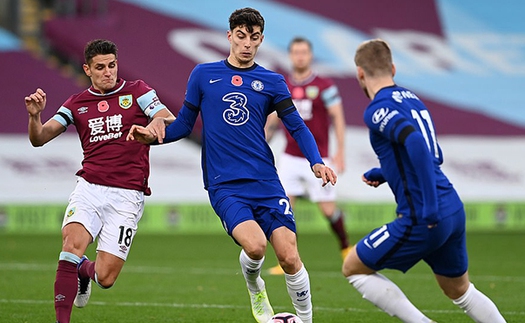 Trực tiếp Chelsea vs Burnley. K+, K+PM trực tiếp bóng đá anh vòng 21