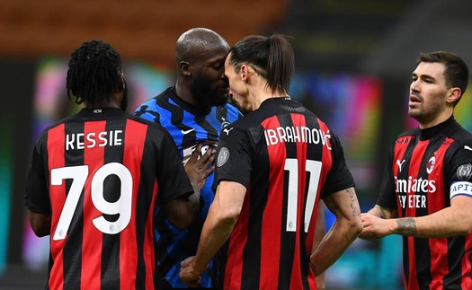 Inter 2-1 AC Milan: Ibrahimovic nhận thẻ đỏ, Eriksen giúp Inter ngược dòng phút cuối