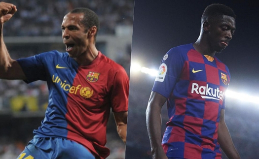 Barcelona: Dembele có thể cân bằng thành tích của Thierry Henry?