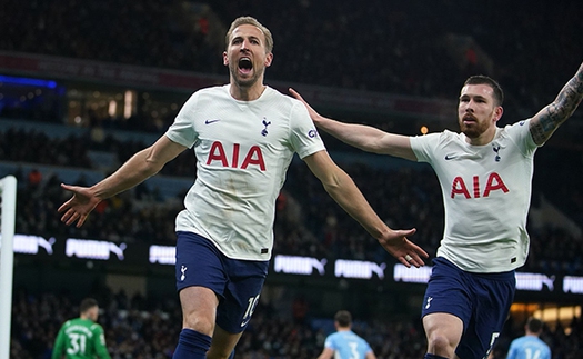 Man City 2-3 Tottenham: Harry Kane chói sáng, Tottenham bất ngờ bắn sập Etihad