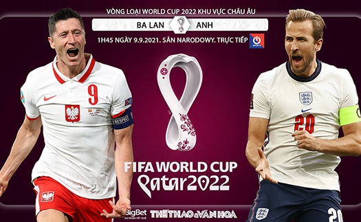 Soi kèo nhà cái Ba Lan vs Anh và nhận định bóng đá vòng loại World Cup (1h45, 9/9)