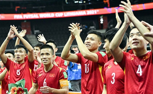 Futsal Việt Nam được khen ngợi khi thua Nga sát nút ở vòng 1/8 World Cup