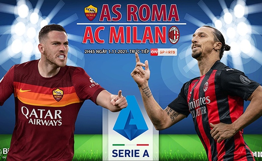 Soi kèo nhà cái Roma vs AC Milan. Nhận định, dự đoán bóng đá Serie A (2h45, 1/11)