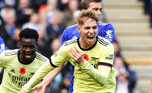 ĐIỂM NHẤN Leicester 0-2 Arsenal: Ngôi sao Smith Rowe. Arteta đưa Arsenal đi đúng hướng