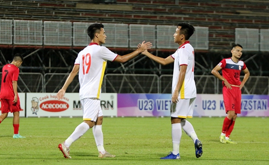 XEM TRỰC TIẾP bóng đá U23 Việt Nam vs U23 Đài Loan trên VTV6 (17h00, 27/10)