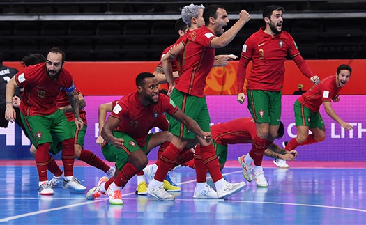 Thắng kịch tính Kazakhstan, Bồ Đào Nha vào chung kết futsal World Cup