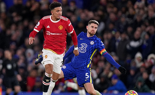 Chelsea 1-1 MU: Sancho trừng phạt sai lầm của Jorginho