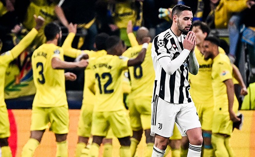 Juventus 0-3 Villarreal: Trả giá vì sai lầm