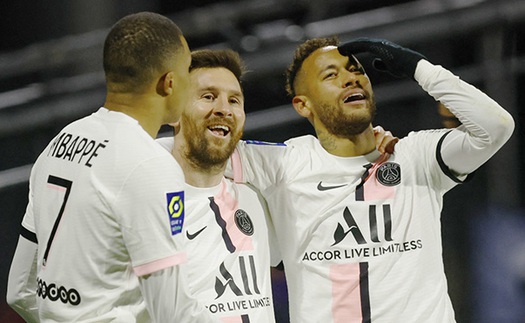 Clermont 1-6 PSG: Neymar và Mbappe lập hat-trick ghi bàn, Messi có hat-trick kiến tạo