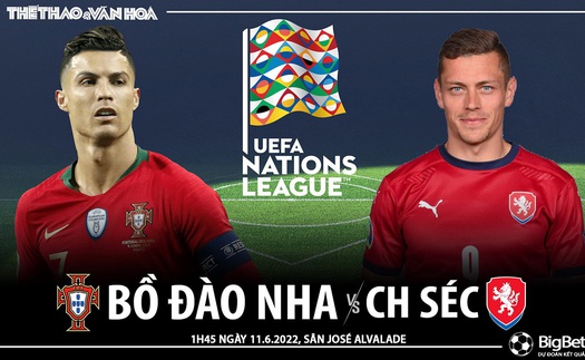 Soi kèo nhà cái Bồ Đào Nha vs Séc. Nhận định, dự đoán bóng đá Nations League (1h45, 10/6)