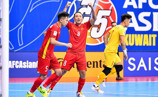 KẾT QUẢ bóng đá futsal Việt Nam 1-8 Iran, tứ kết futsal châu Á