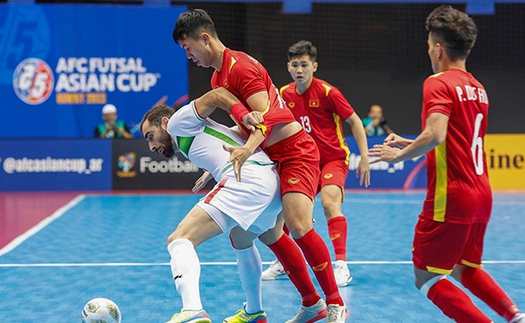 Futsal Việt Nam 1-8 Iran: Đức Hòa ghi bàn danh dự, Việt Nam bị loại ở tứ kết