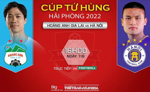 Soi kèo nhà cái HAGL vs Hà Nội. Nhận định, dự đoán bóng đá Tứ hùng Hải Phòng 2022 (16h00, 7/6)