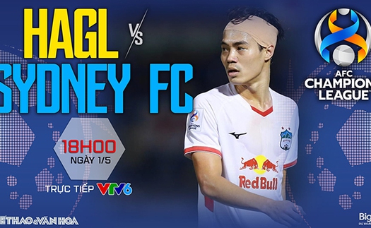 Soi kèo nhà cái HAGL vs Sydney. Nhận định, dự đoán bóng đá Cúp C1 châu Á (18h00, 1/5)