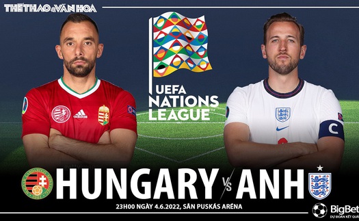 Soi kèo nhà cái Hungary vs Anh. Nhận định, dự đoán bóng đá Nations League (23h00, 4/6)