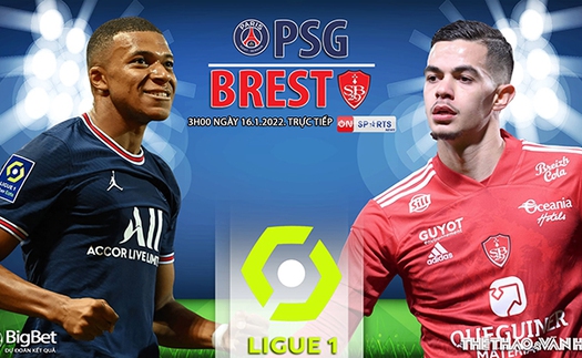 Soi kèo nhà cái PSG vs Brest. Nhận định, dự đoán bóng đá Ligue 1 (3h00, 16/1)