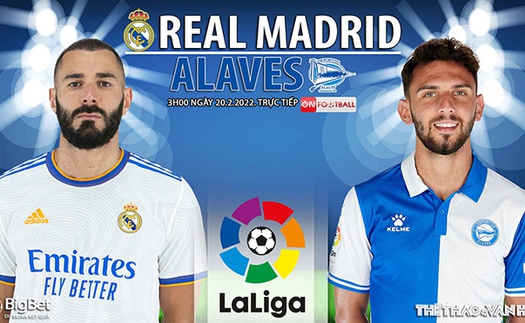 Soi kèo nhà cái Real Madrid vs Alaves. Nhận định, dự đoán bóng đá La Liga (3h00, 20/2)