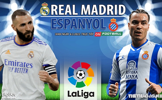 Soi kèo nhà cái Real Madrid vs Espanyol. Nhận định, dự đoán bóng đá La Liga (21h15, 30/4)