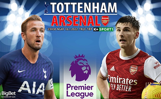 Soi kèo nhà cái Tottenham vs Arsenal. Nhận định, dự đoán bóng đá Anh (23h30, 16/1)