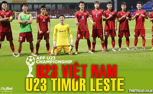 Soi kèo nhà cái U23 Việt Nam vs U23 Timor Leste. Nhận định, dự đoán bóng đá U23 Đông Nam Á (19h30, 24/2)