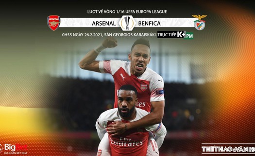 Soi kèo nhà cái Arsenal vs Benfica. K+PM trực tiếp bóng đá cúp C2 châu Âu