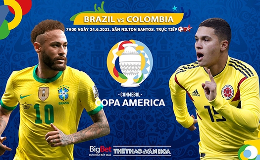 Kèo nhà cái. Soi kèo Brazil vs Colombia. BĐTV trực tiếp Copa America 2021