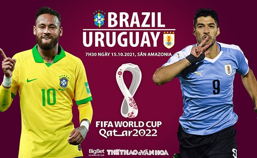 Soi kèo nhà cái Brazil vs Uruguay. Nhận định, dự đoán bóng đá World Cup 2022 (7h30, 15/10)