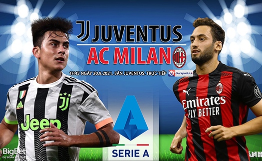 Soi kèo nhà cái Juventus vs AC Milan và nhận định bóng đá Ý Serie A (1h45, 20/9)