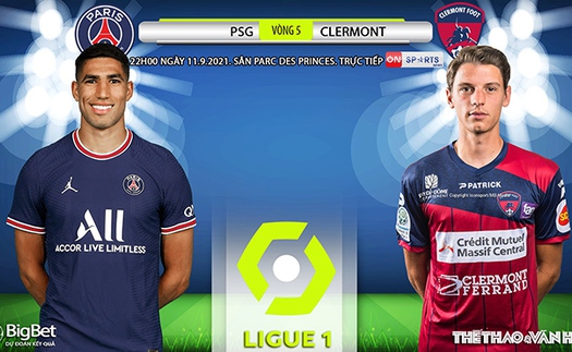 Soi kèo nhà cái PSG vs Clermont và nhận định bóng đá Ligue 1 (22h00, 11/9)