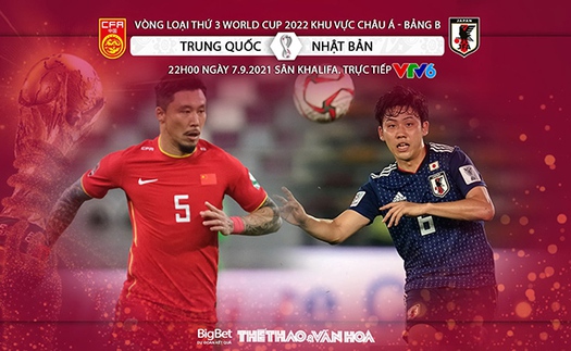 Soi kèo nhà cái Trung Quốc vs Nhật Bản và nhận định bóng đá vòng loại World Cup (22h00, 7/9)